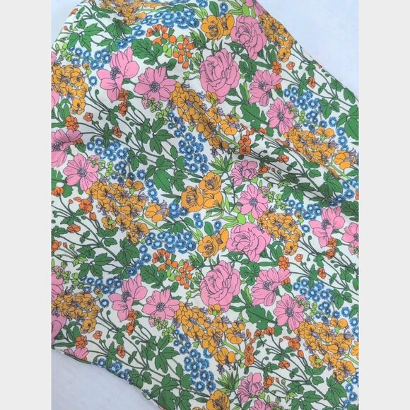 J Crew Womens One Piece Swimsuit in Mini Floral Walk Size 4 - Picture 3 of 6